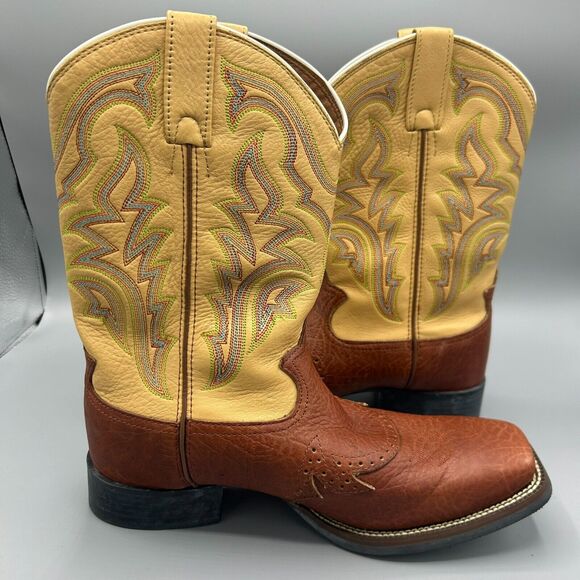 Tony Lama Mens Leather Work Boot Size 8D - Picture 7 of 11